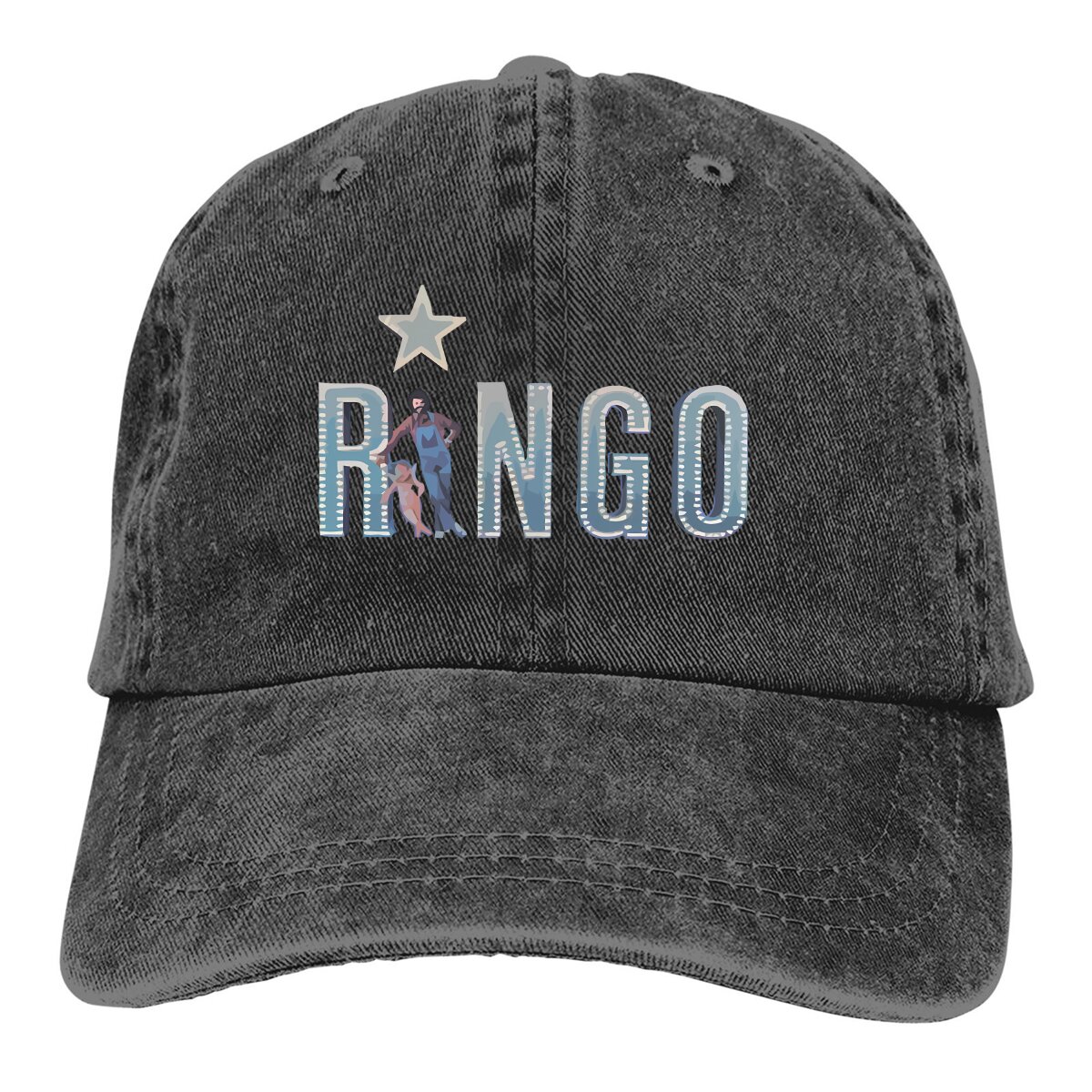 Golf Cap Dad - Gewaschene Herren Baseball Cap Ringo ()