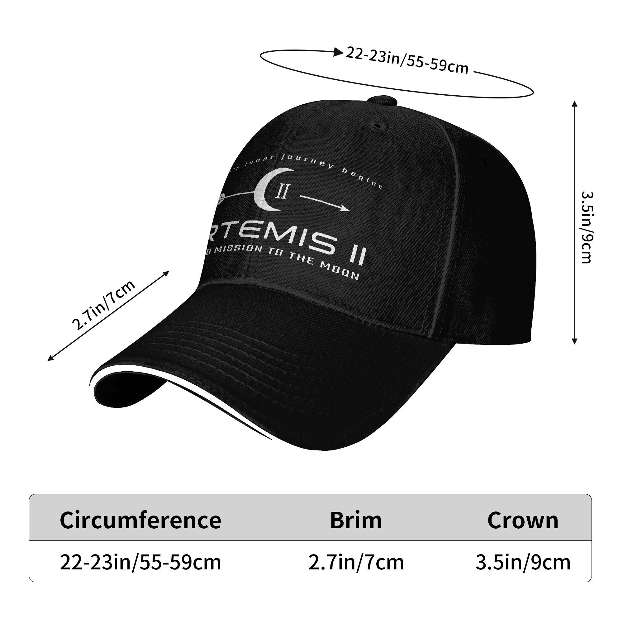 Artemis II Mission To The Moon – Golf Cap Dad Bewertung und Preis